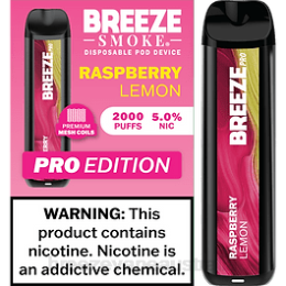 Breeze Pro 2000 Puffs - Breeze vape amazon Raspberry Lemon FRP2L16