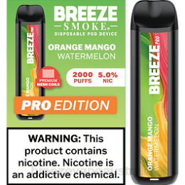 Breeze Pro 2000 Puffs - Breeze vape prime Orange Mango Watermelon FRP2L19