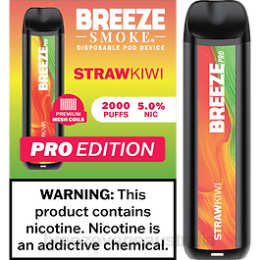 Breeze Pro 2000 Puffs - Breeze vape website Straw Kiwi FRP2L15