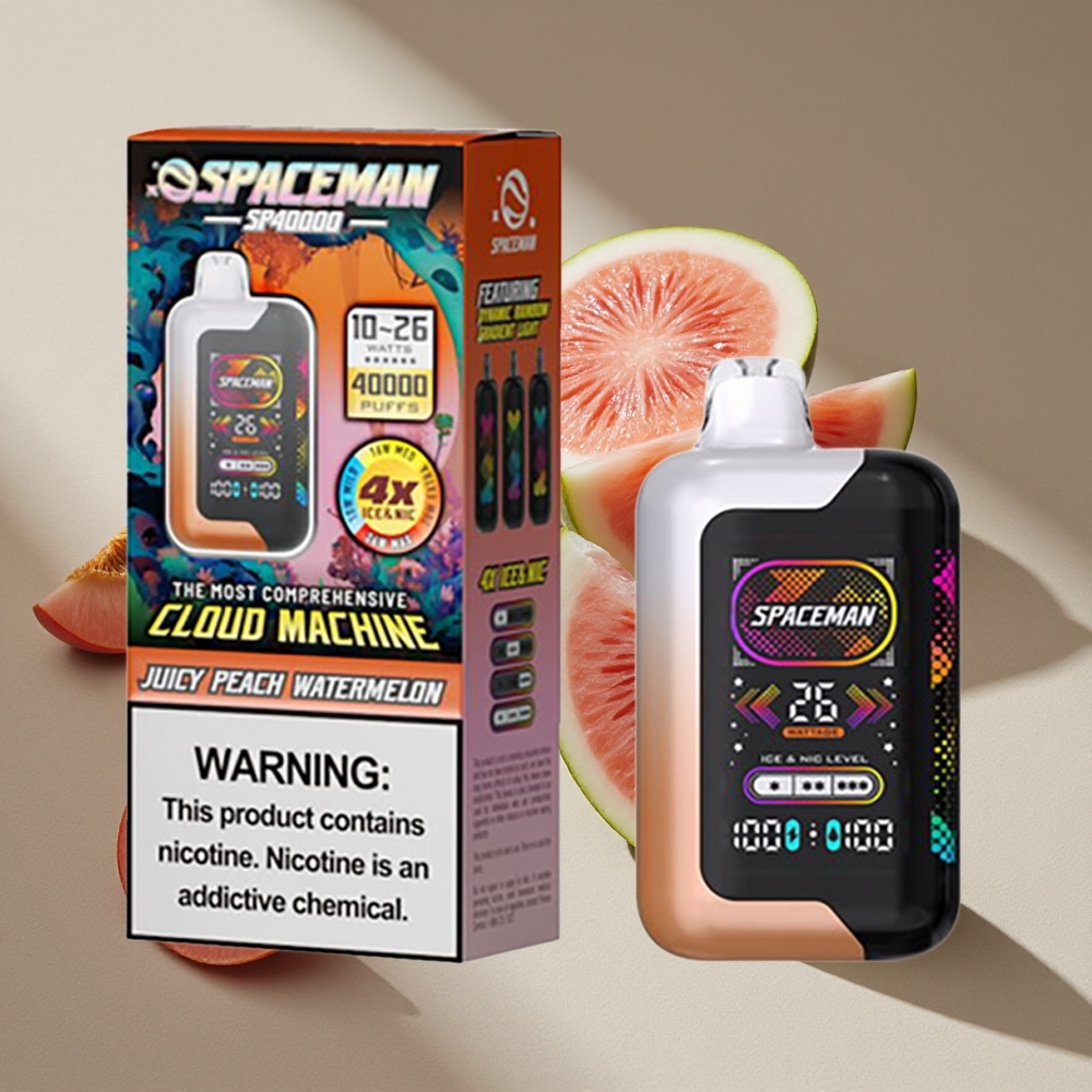 SMOK SPACEMAN SP40000 40000 Puffs Juicy Peach Watermelon 20ml Australia wholesale