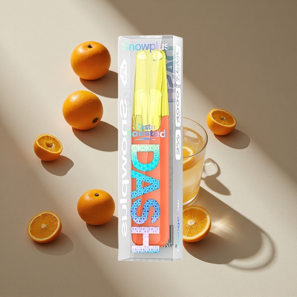 Snowplus Dash 4000 Puffs Orange Soda Ceramic Atomizer 7.5ml Australia wholesale
