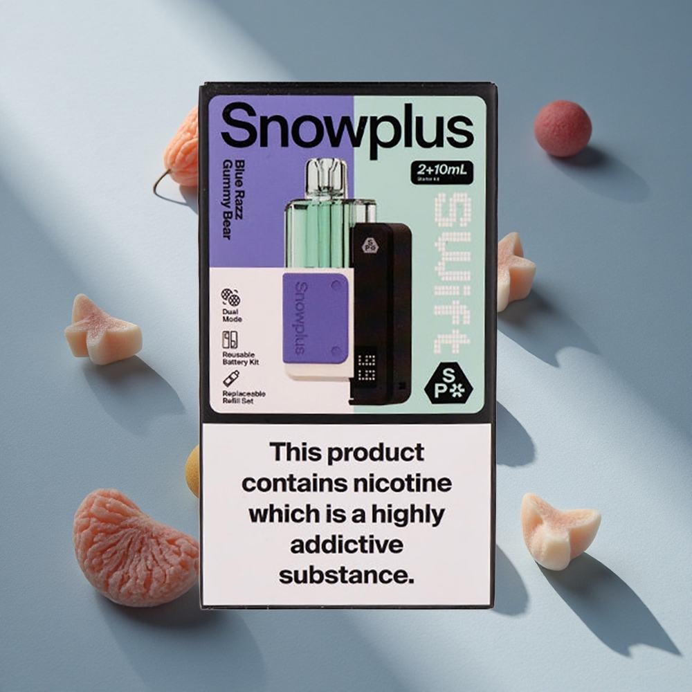 Snowplus Swift 5000 Puffs Dual Mesh Blue Razz Gummy Bear 1000 mAh Australia wholesale
