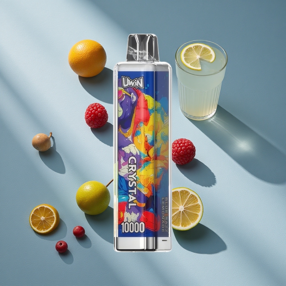 UWIN Crystal 10000 Puffs Blue Razz Lemonade RGB Lights Australia wholesale