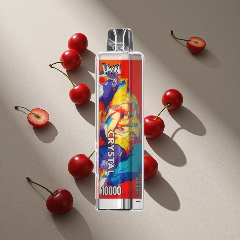UWIN Crystal 10000 Puffs Cherry Berry RGB Lights 18ml Australia wholesale