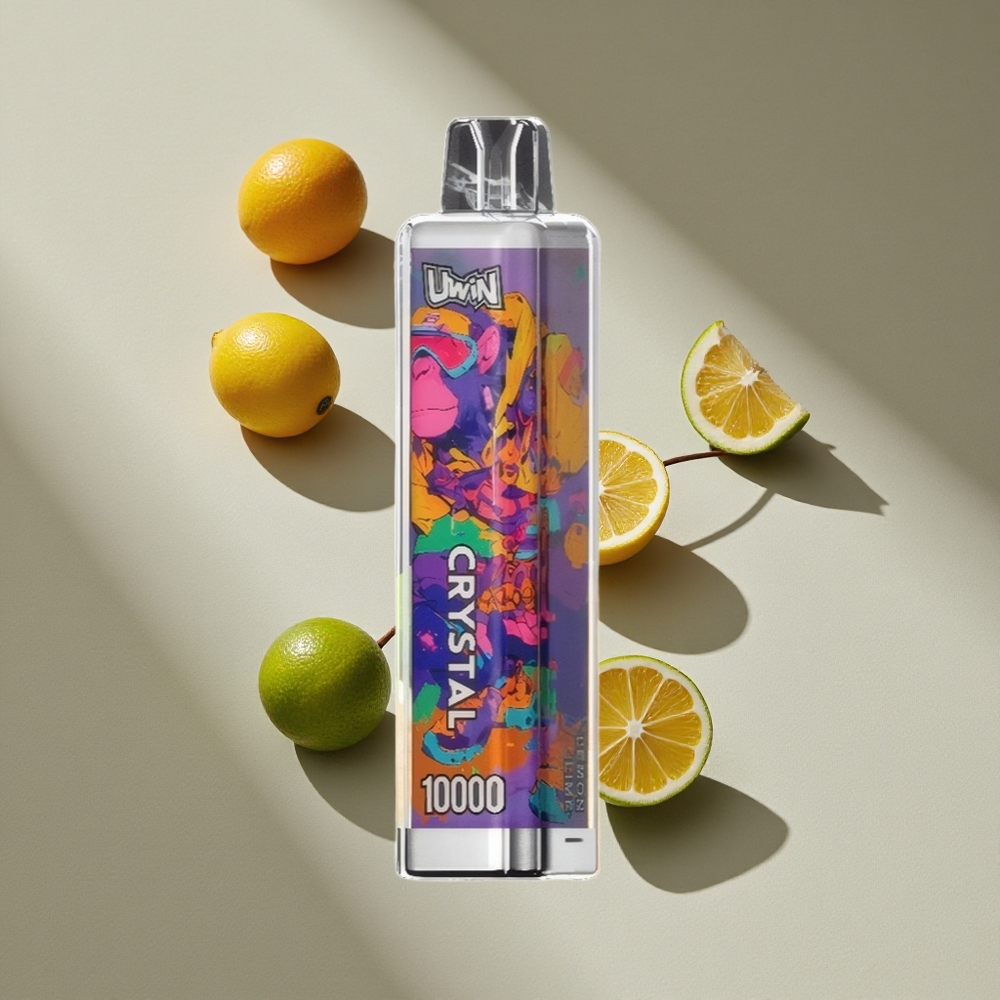 UWIN Crystal 10000 Puffs Lemon Lime RGB Lights Australia Wholesale