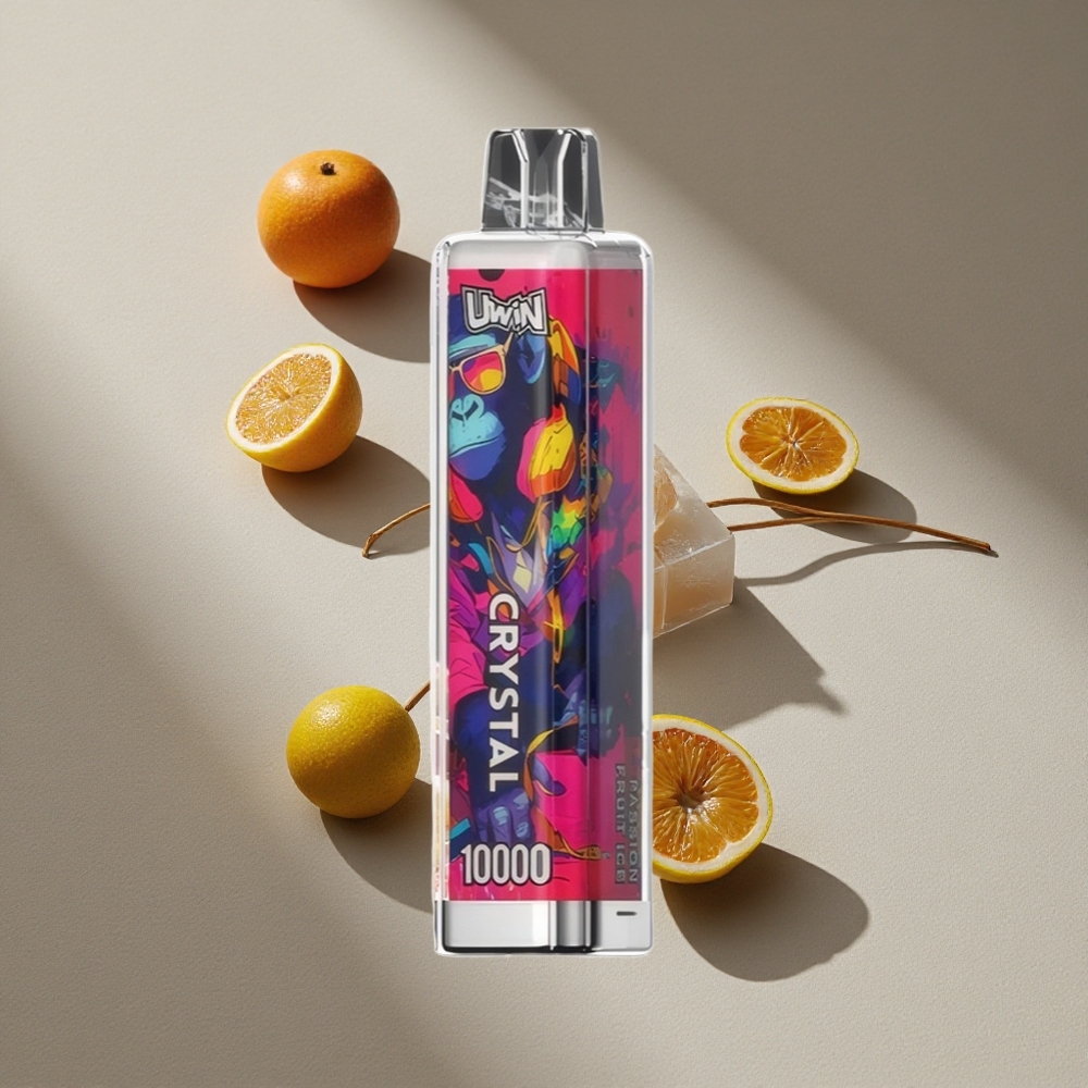 UWIN Crystal 10000 Puffs RGB Lights Passion Fruit Ice Australia Wholesale