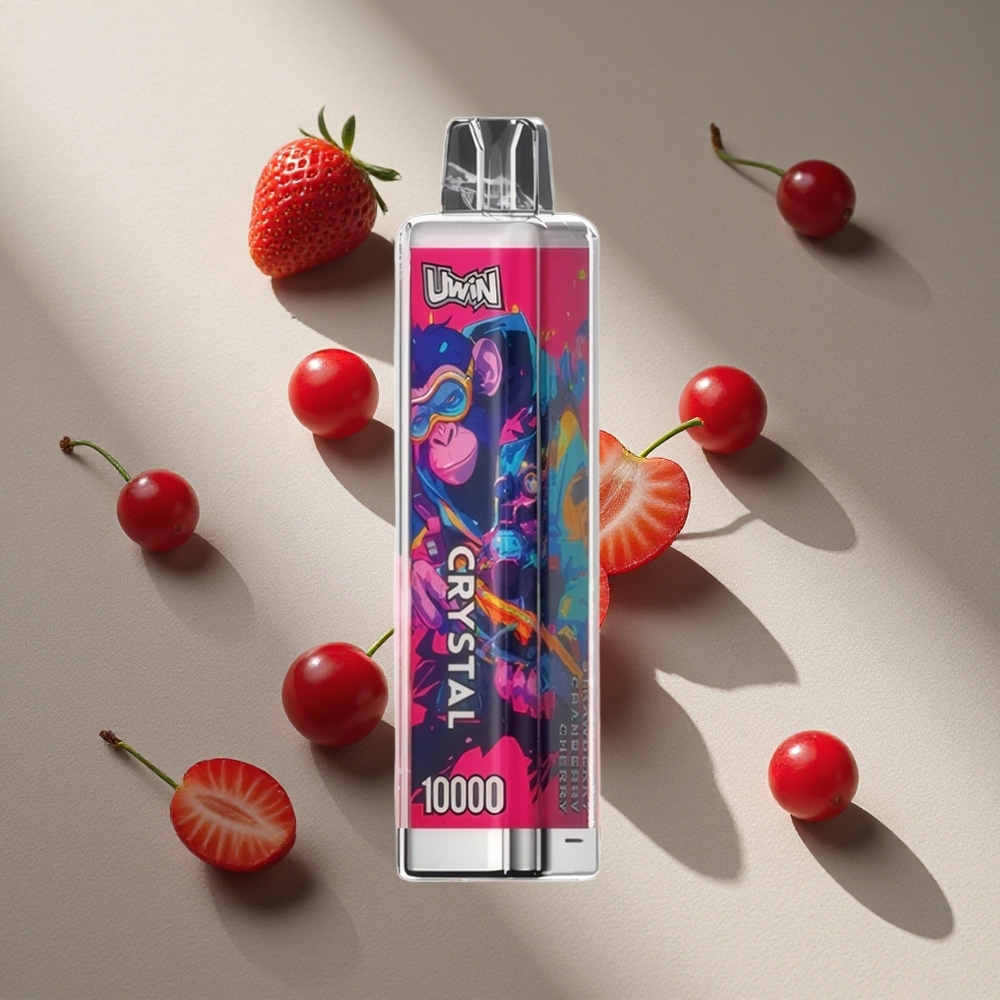 UWIN Crystal 10000 Puffs Strawberry Cranberry Cherry 18ml 650mAh Australia wholesale