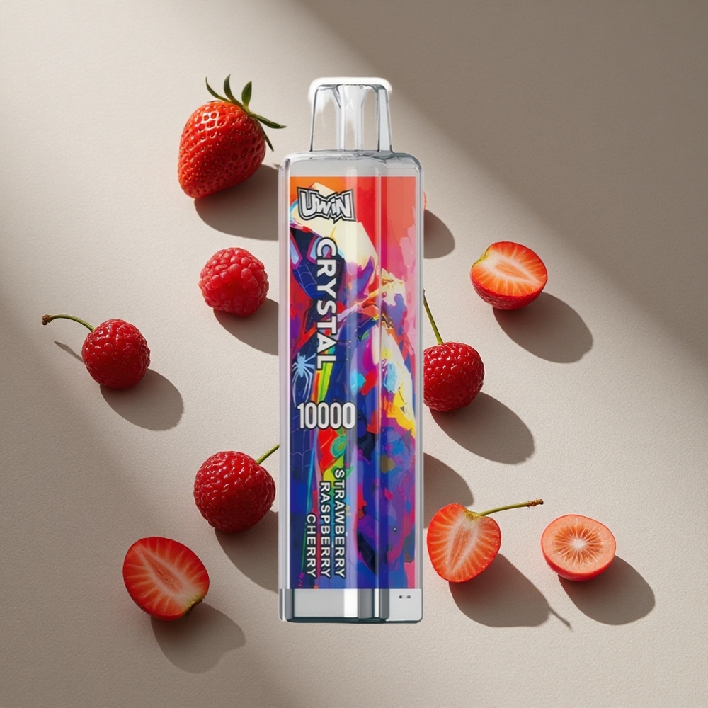 UWIN Crystal 10000 Puffs Strawberry Raspberry Cherry RGB Lights Australia Wholesale