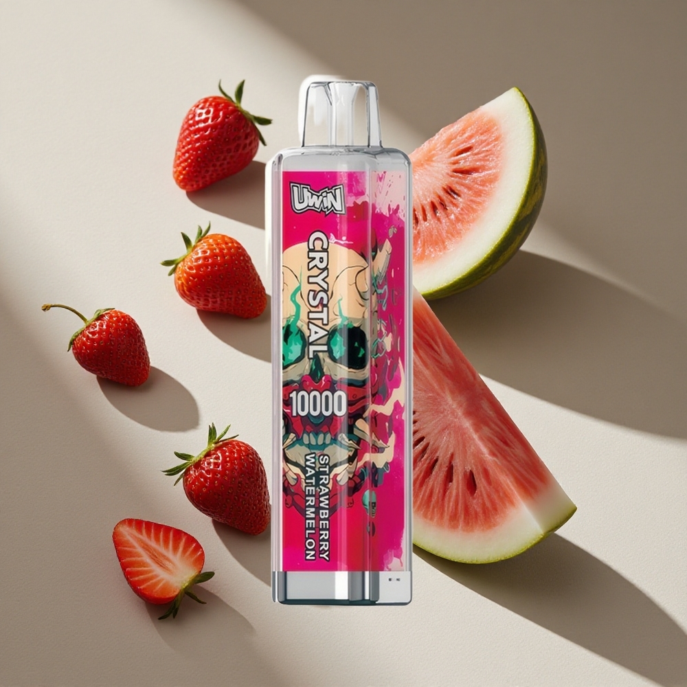 UWIN Crystal 10000 Puffs Strawberry Watermelon RGB Lights Australia wholesale