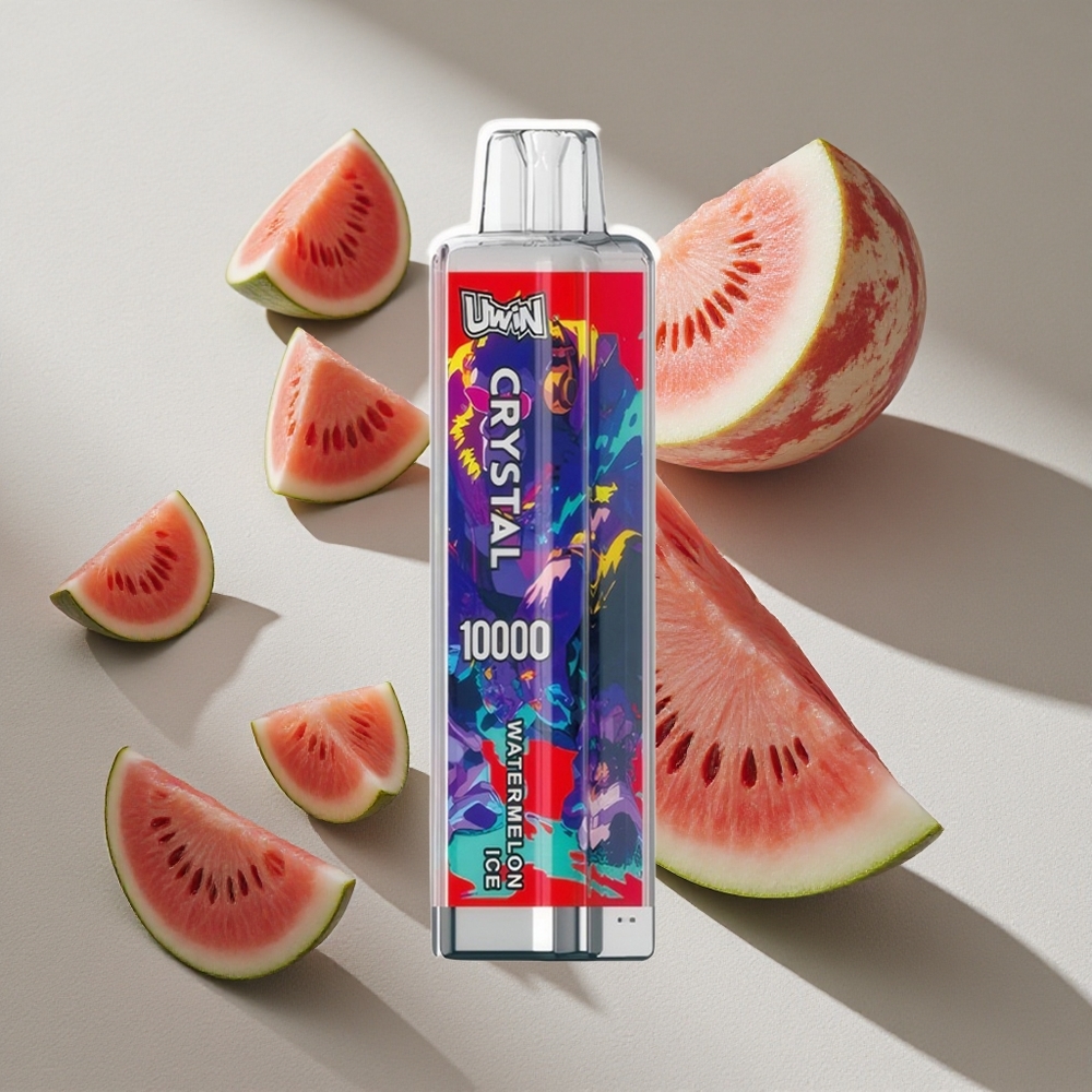 UWIN Crystal 10000 Puffs Watermelon Ice with RGB Lights and Type-C Fast Charging Australia Wholesale