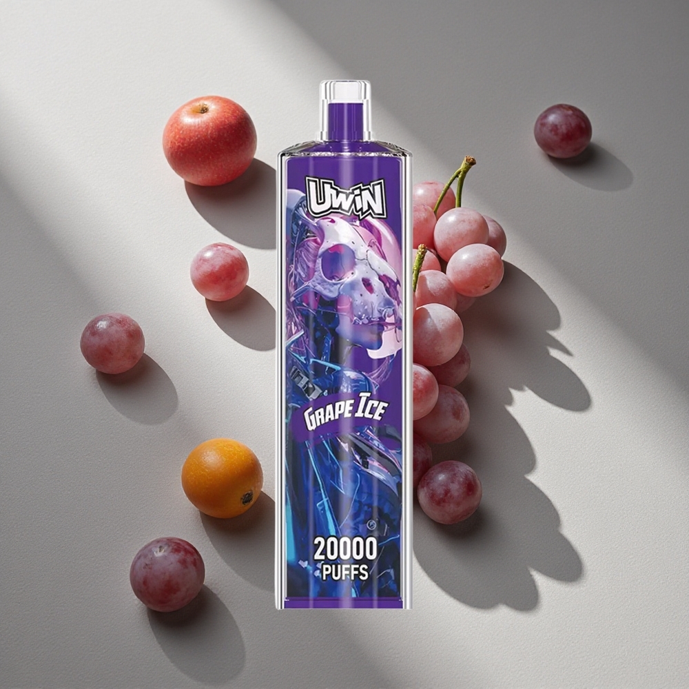 Uwin Shisha Hookah Crystal 20000 Puffs Grape Ice 22ml Mesh Coil Australia wholesale