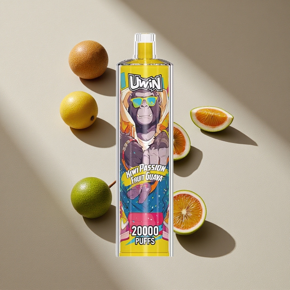 Uwin Shisha Hookah Crystal 20000 Puffs Kiwi Passion Fruit Guava 650mAh Type-C Australia wholesale