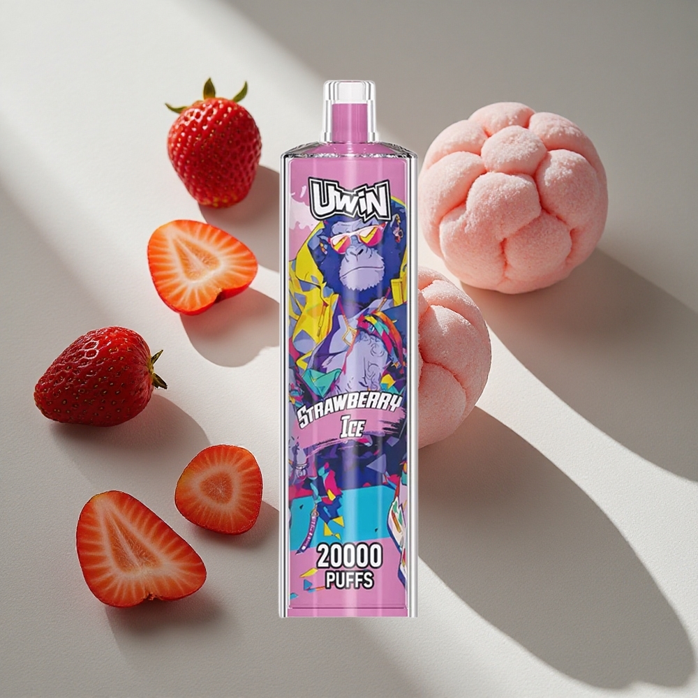 Uwin Shisha Hookah Crystal 20000 Puffs Strawberry Ice Mesh Coil Australia wholesale