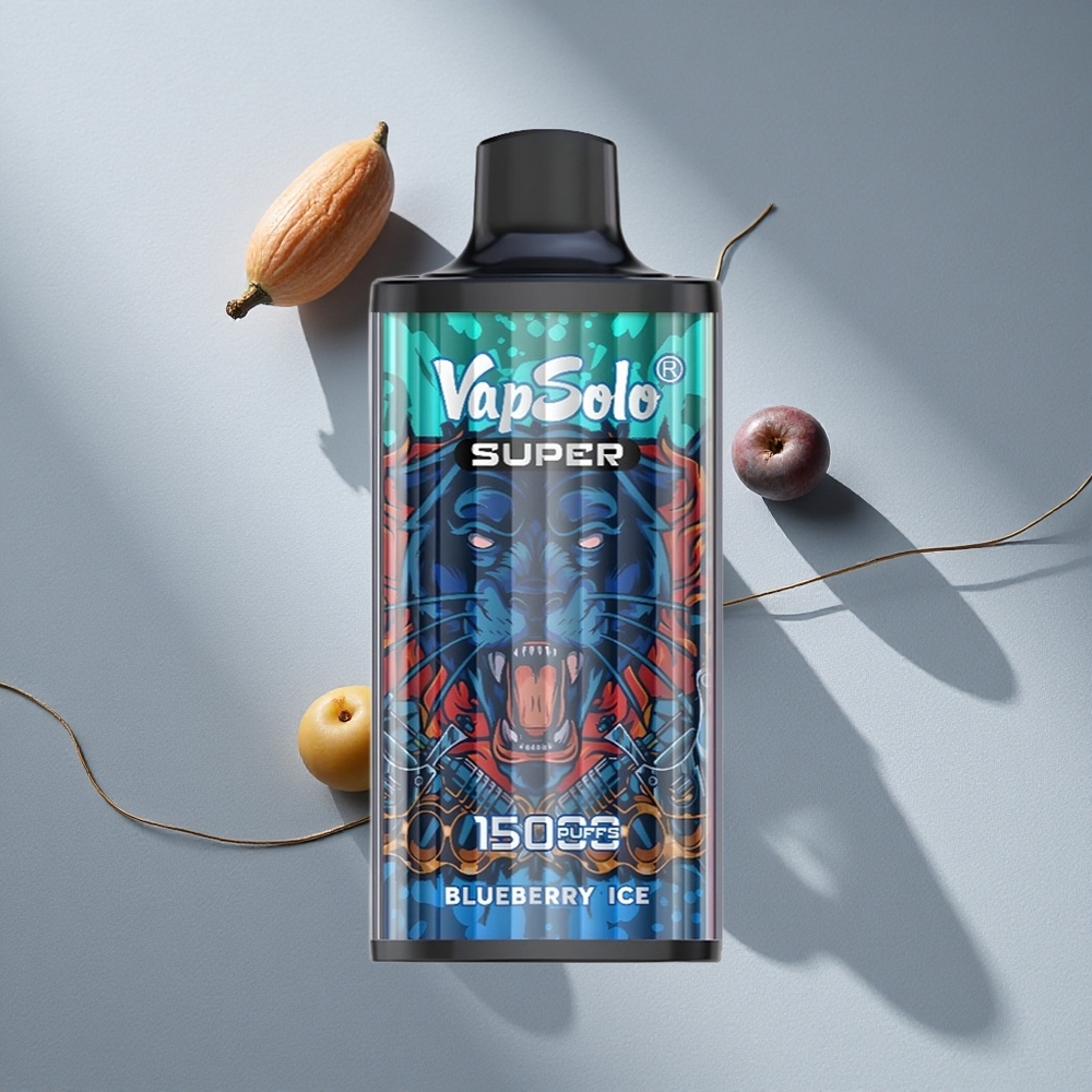 Vapsolo Super 15000 Puffs Blueberry Ice 40ml 850mah Australia wholesale