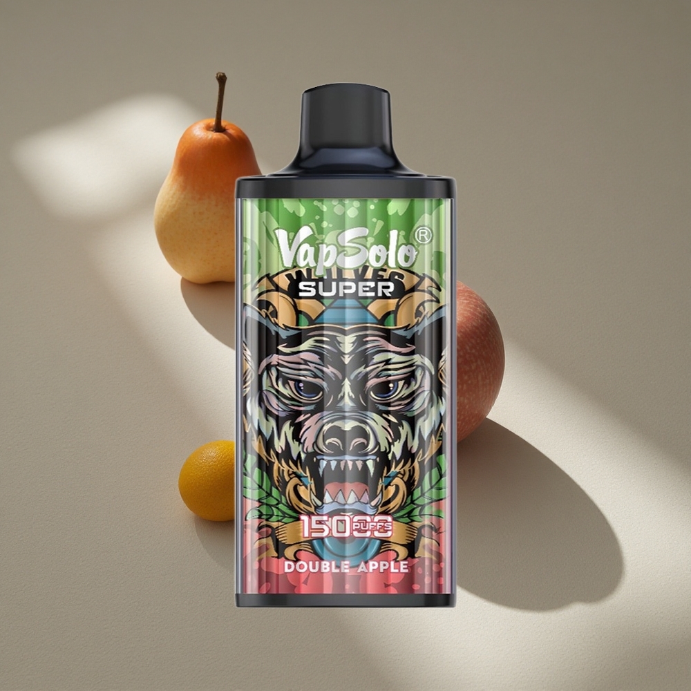 Vapsolo Super 15000 Puffs Double Apple 40ml 850mAh Australia wholesale