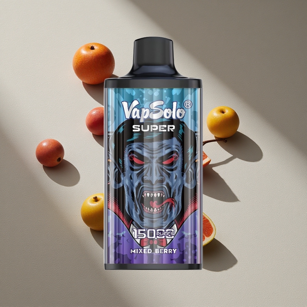 Vapsolo Super 15000 Puffs Mixed Berries 40ml E-Liquid Australia Wholesale