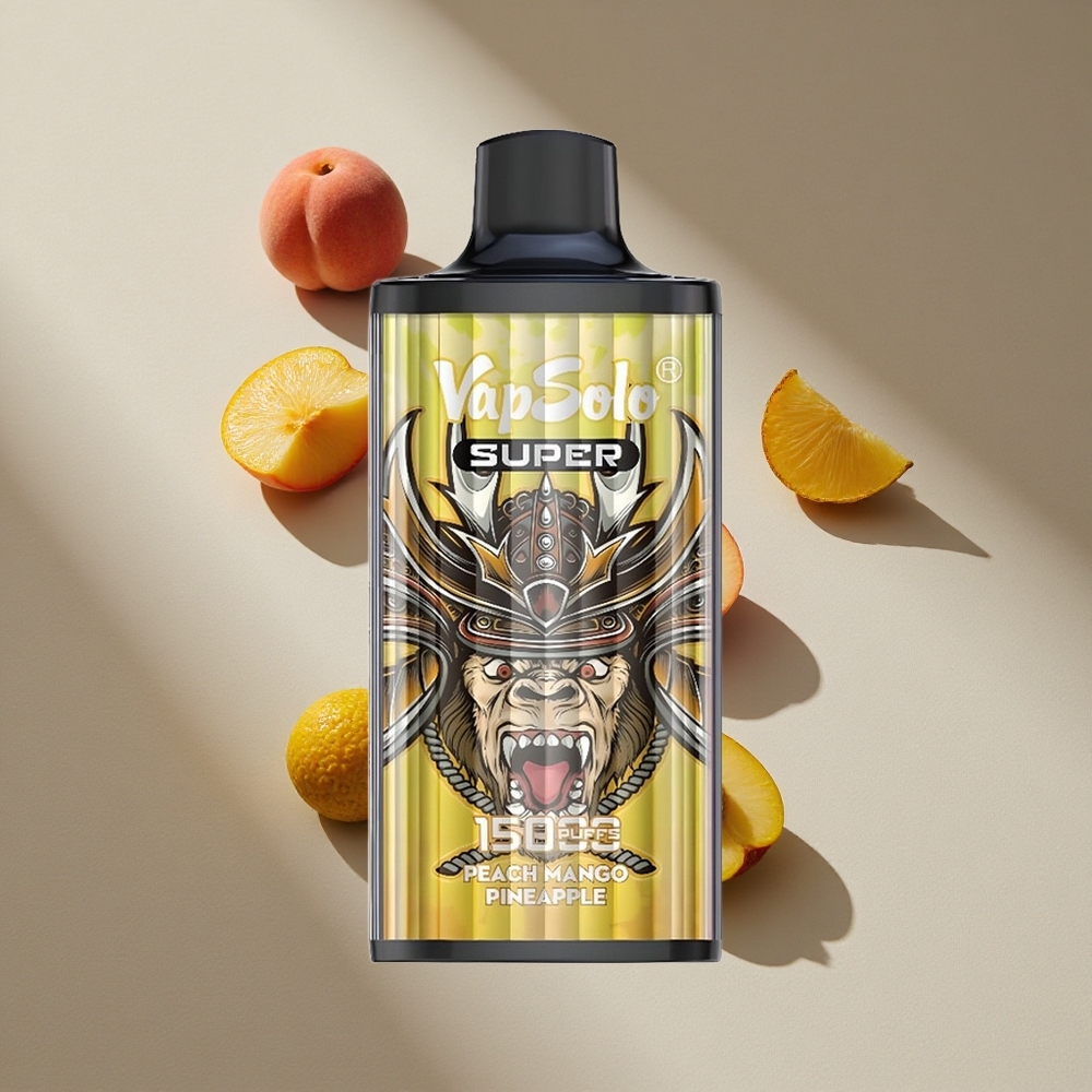 Vapsolo Super 15000 Puffs Peach Mango Pineapple 40ml 850mAh Australia wholesale