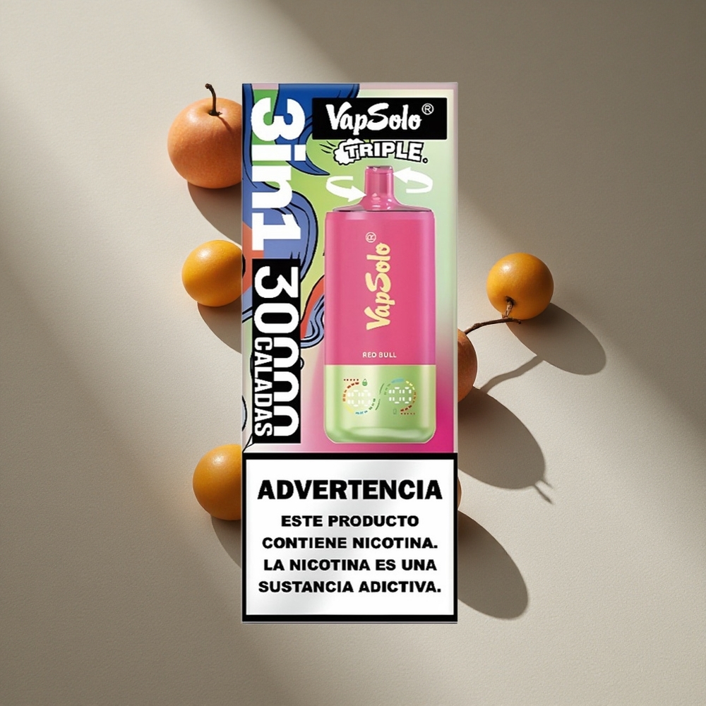 VapSolo Triple 30000 Puffs 40ml Red Bull Australia wholesale