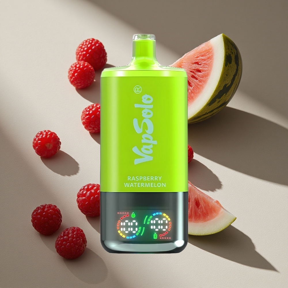 VapSolo Triple 30000 Puffs Raspberry Watermelon 40ml Type-C Australia wholesale