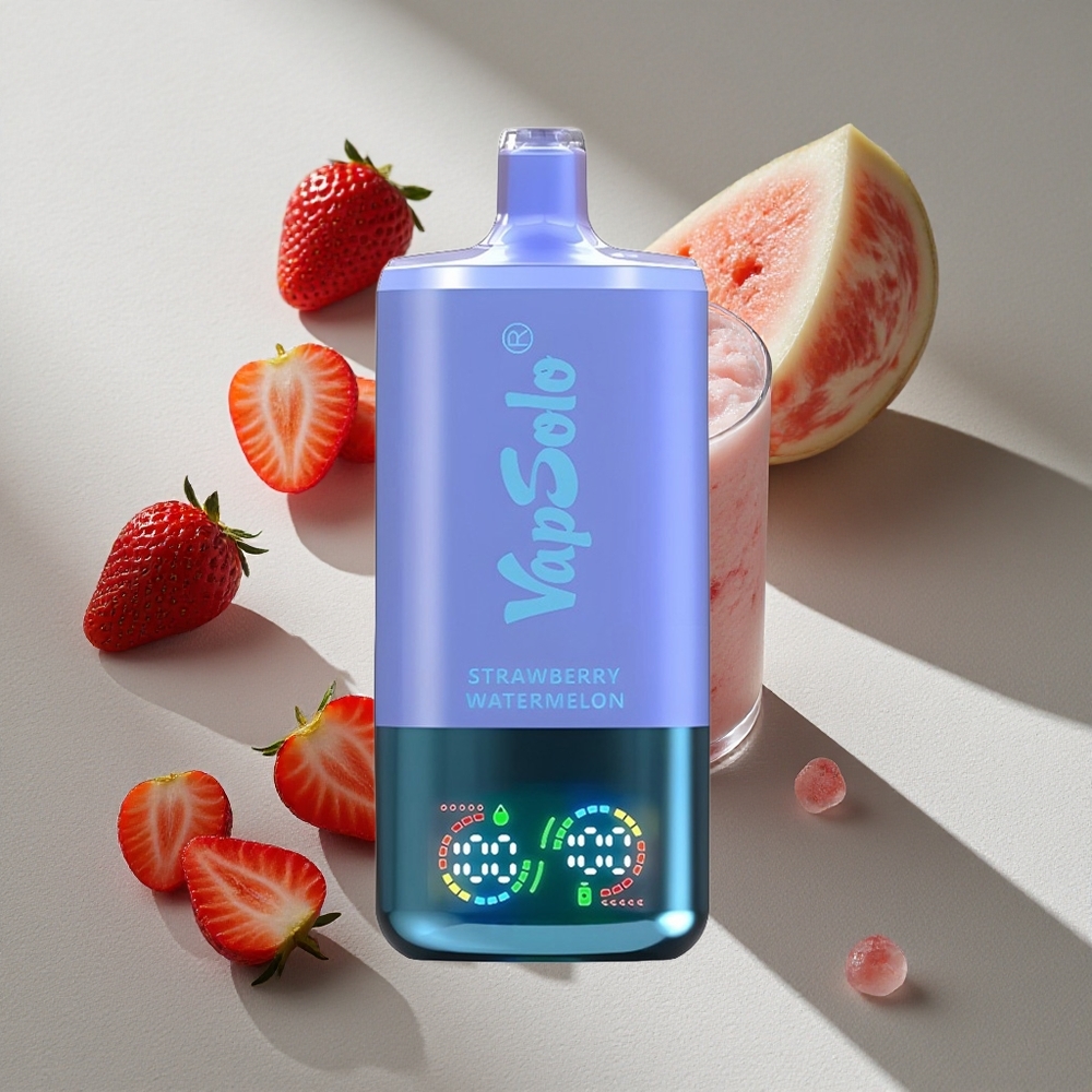 VapSolo Triple 30000 Puffs Strawberry Watermelon & Blueberry Ice Disposable Vape with Type-C Charging Australia Wholesale