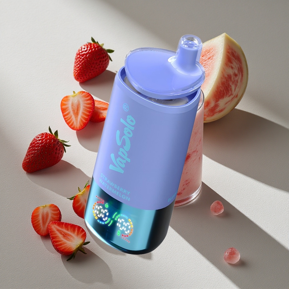 VapSolo Triple 30000 Puffs Strawberry Watermelon & Blueberry Ice Disposable Vape with Type-C Charging Australia Wholesale