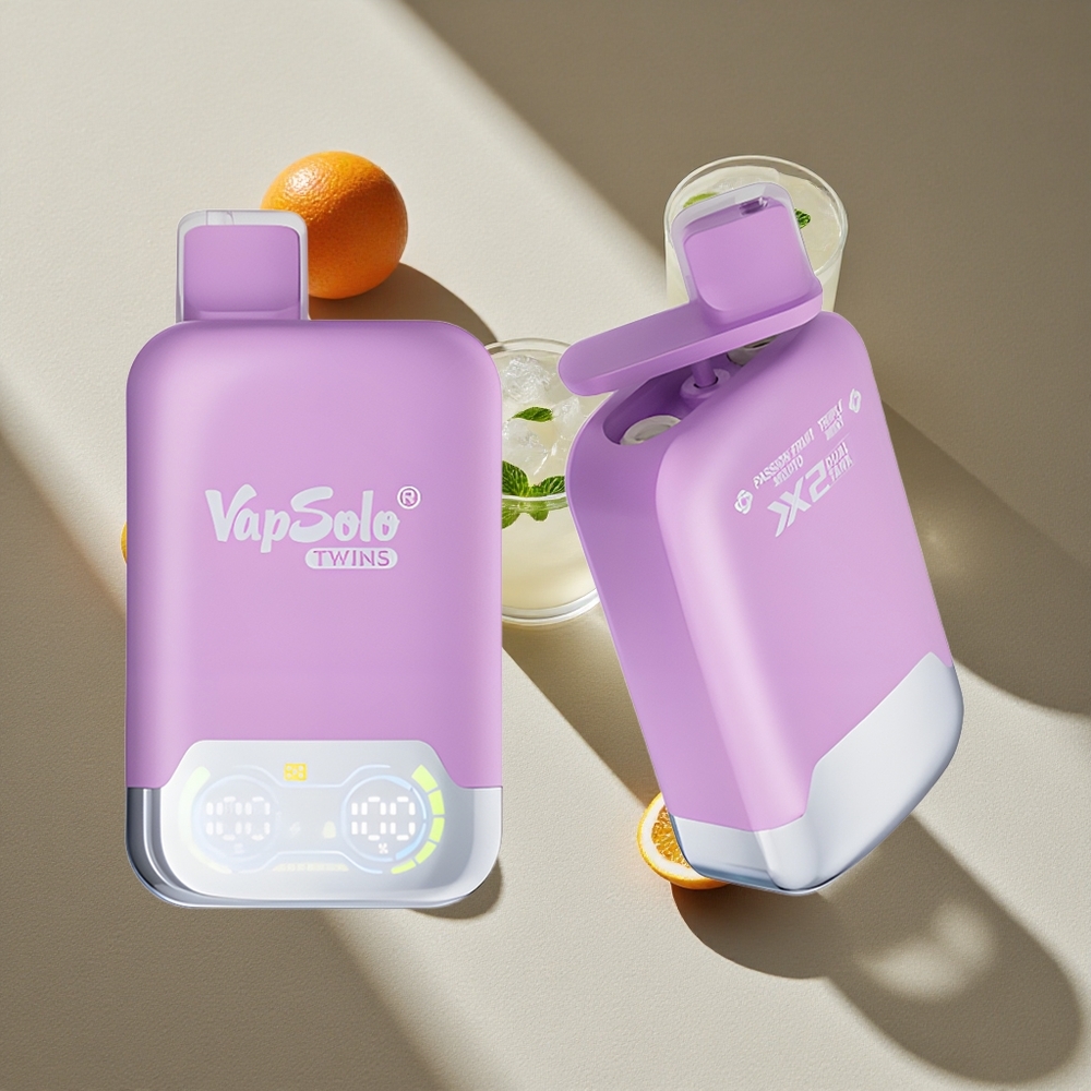 Vapsolo Twins 20000 Puffs Passion Fruit Mojito & Triple Mint 40ml Type-C Australia wholesale