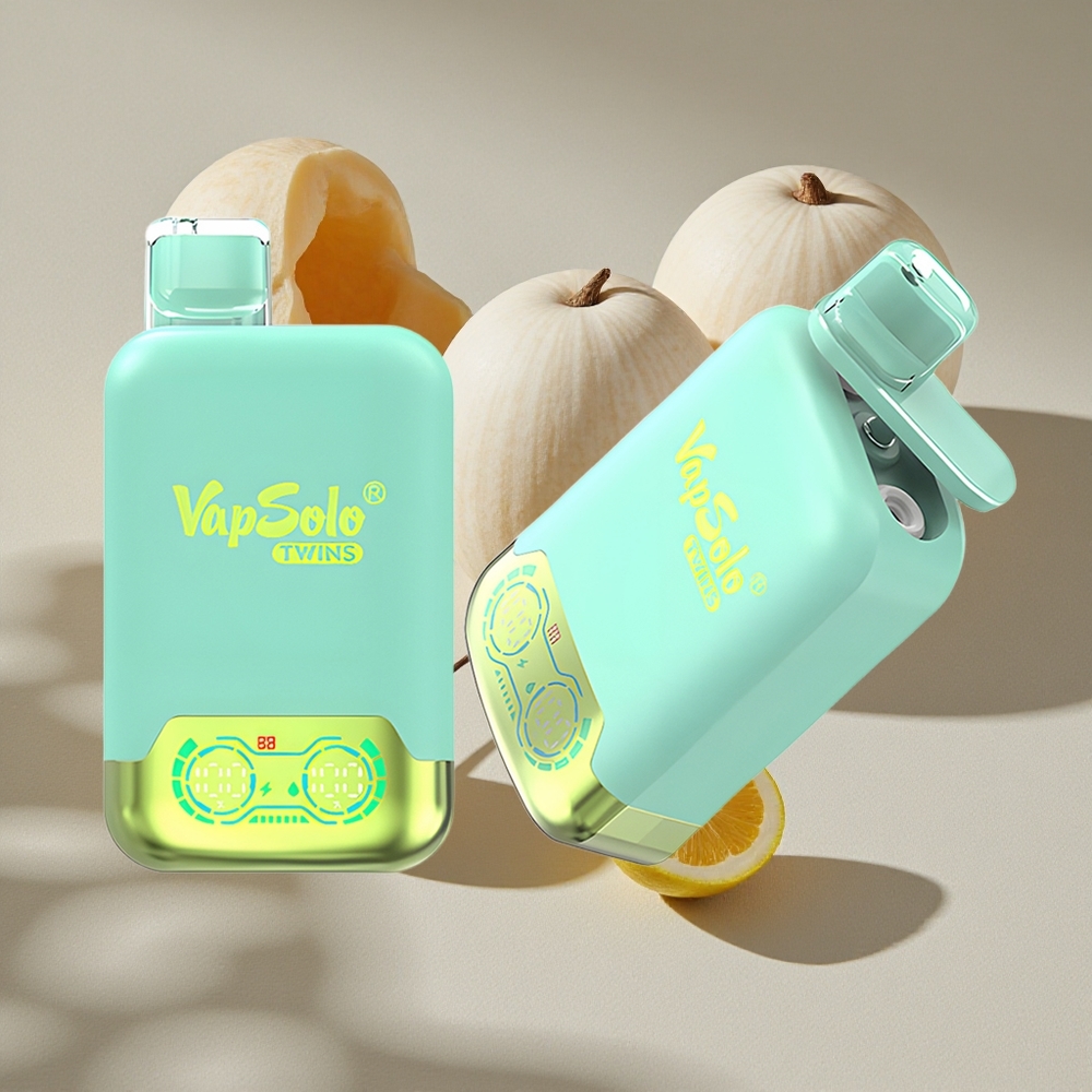 Vapsolo Twins 20000 Puffs Triple Melon & Pineapple Coconut Disposable Vape with Type-C Charging Port Australia Wholesale