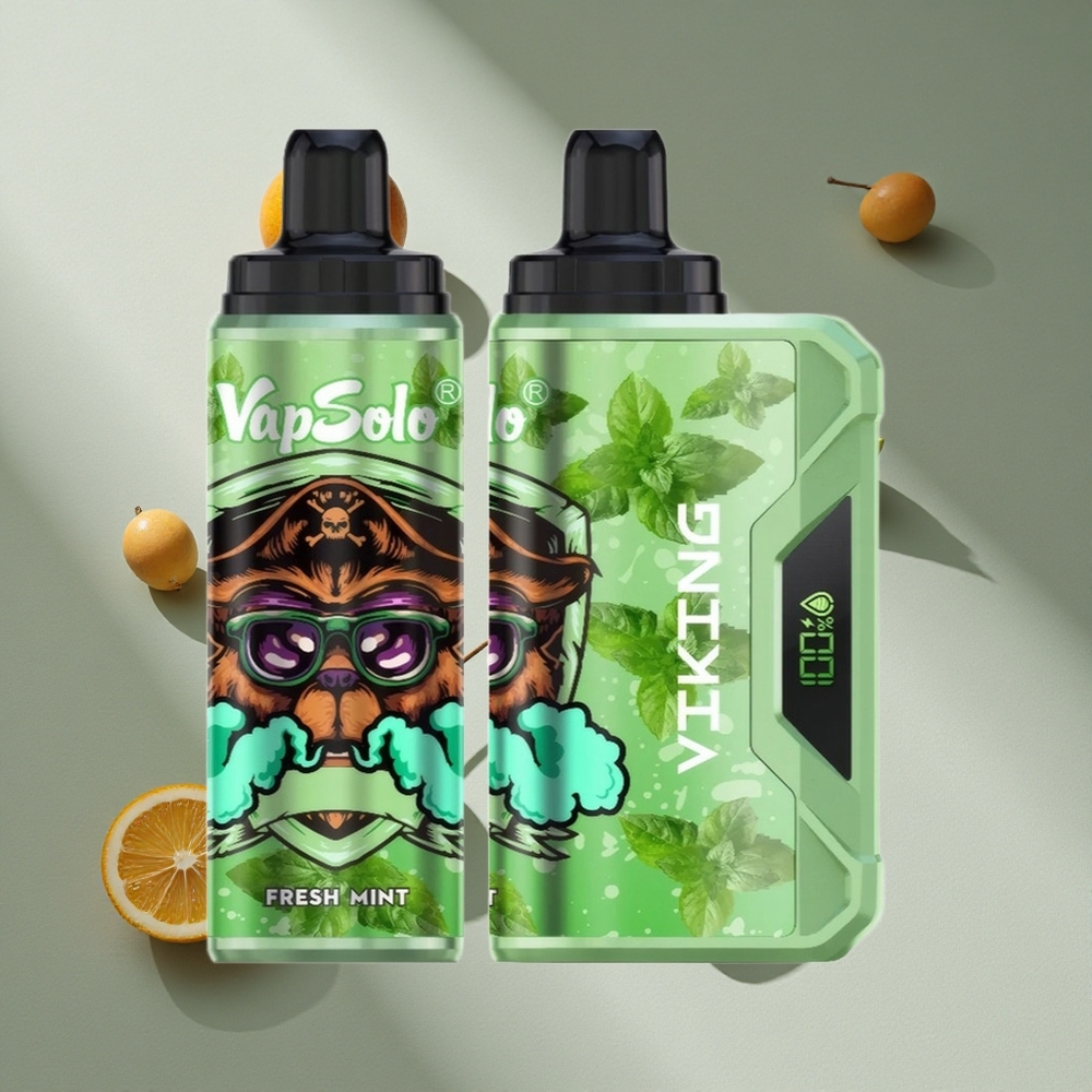VapSolo VIKING 12000 Puffs 22ml Fresh Mint Australia wholesale