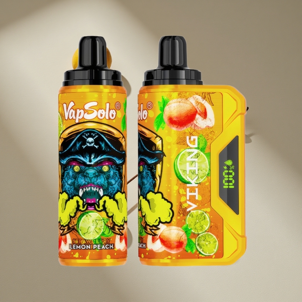 VapSolo VIKING 12000 Puffs Lemon Peach 22ml Australia wholesale