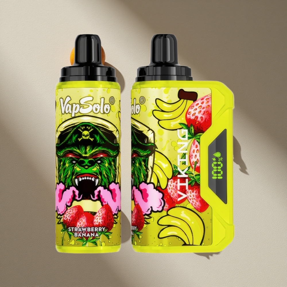 VapSolo VIKING 12000 Puffs Strawberry Banana 22ml Australia wholesale