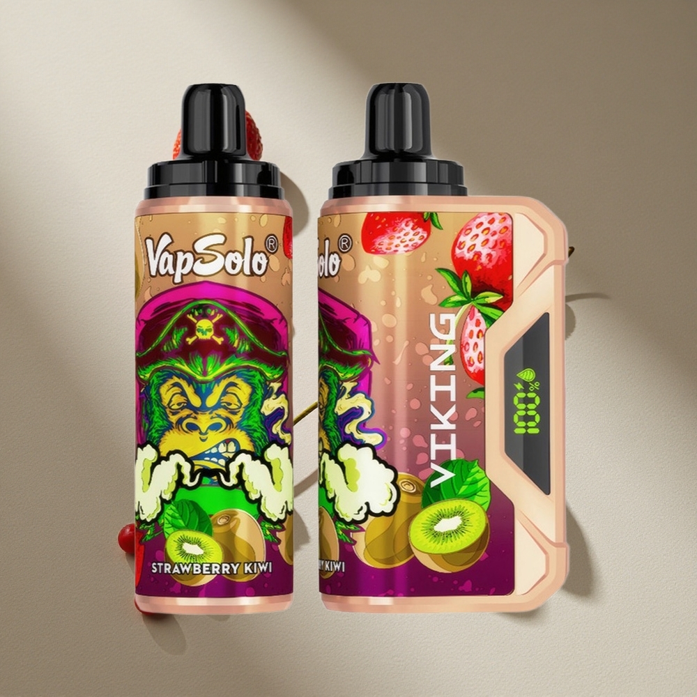 VapSolo VIKING 12000 Puffs Strawberry Kiwi 22ml Type-C Australia wholesale