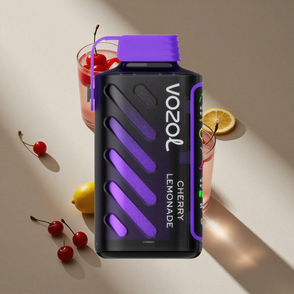 VOZOL Gear Power 20000 Puffs Cherry Lemonade Dual Mesh Coil Full Screen Display Australia wholesale