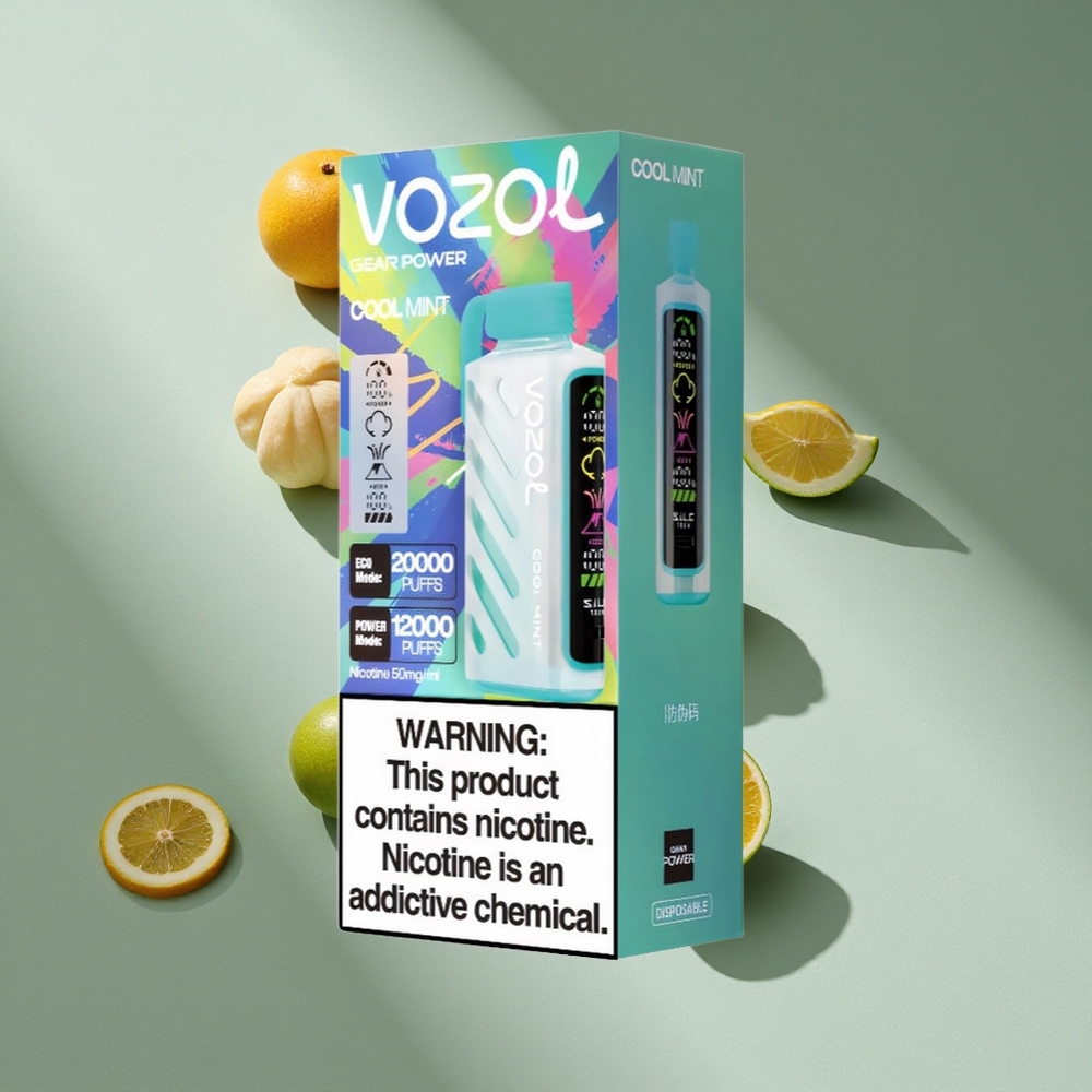 VOZOL Gear Power 20000 Puffs Dual Mesh Coil Cool Mint Australia wholesale