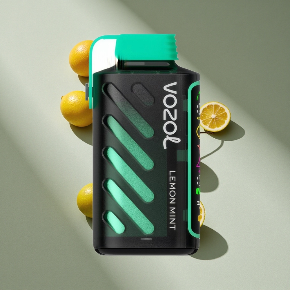 VOZOL Gear Power 20000 Puffs Lemon Mint Dual Mesh Coil Full Screen Display Australia wholesale