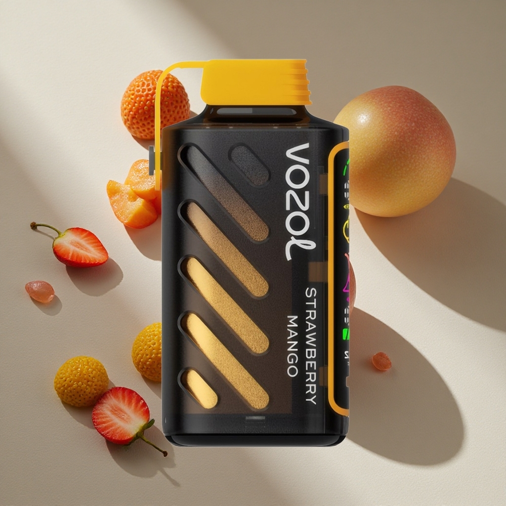 VOZOL Gear Power 20000 Puffs Strawberry Mango Dual Mesh Coil Full Screen Display Australia wholesale