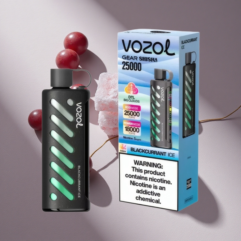 VOZOL Gear Shisha 25000 Puffs Dual Mesh Dual Modes Blackcurrant Ice Australia wholesale