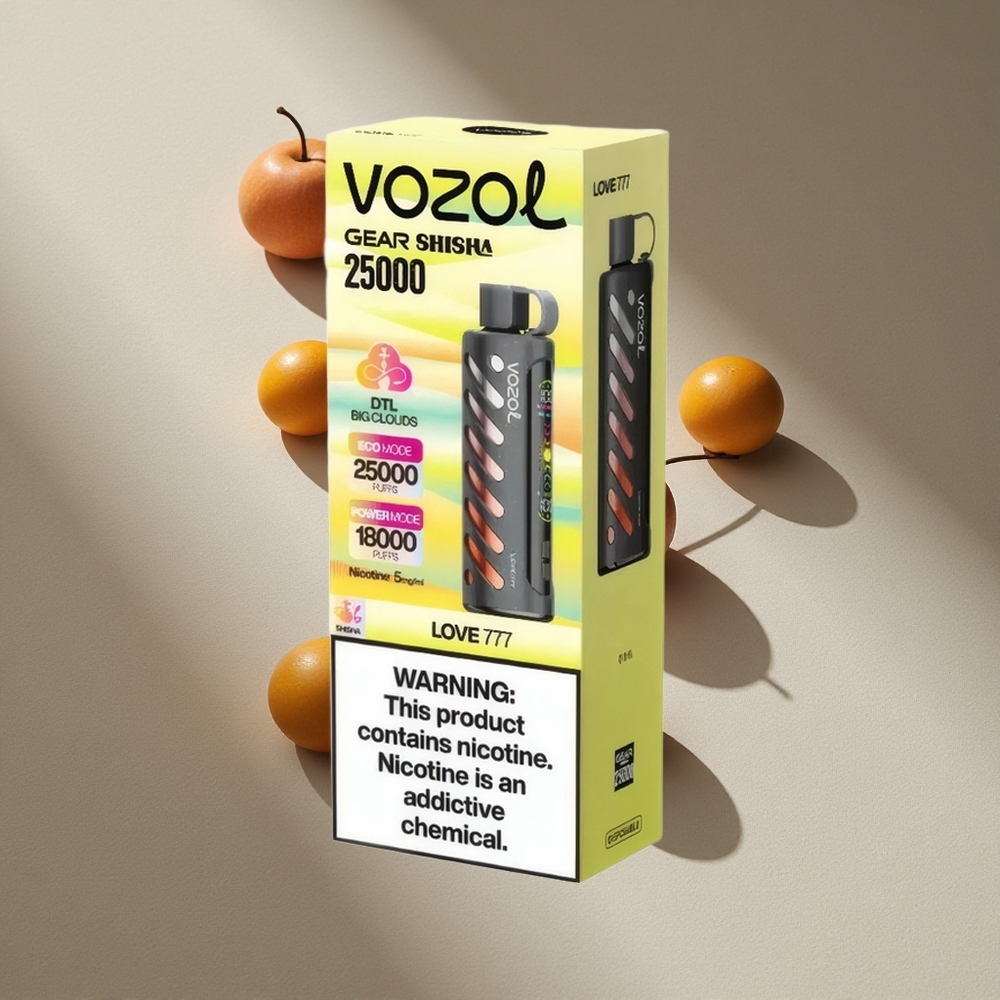 VOZOL Gear Shisha 25000 Puffs Love 777 Dual Mesh Dual Modes Australia wholesale