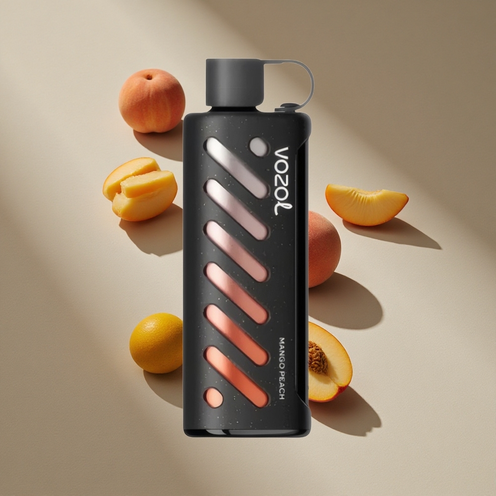 VOZOL Gear Shisha 25000 Puffs Mango Peach Disposable Vape with S.i.L.C Tech & Dual Mesh Dual Modes Australia wholesale