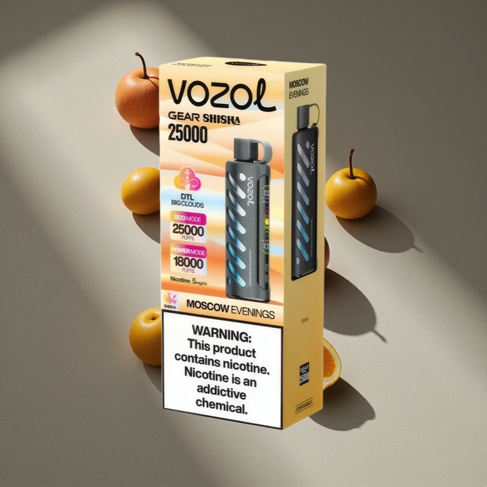 VOZOL Gear Shisha 25000 Puffs Moscow Evenings Dual Mesh Dual Modes Australia wholesale