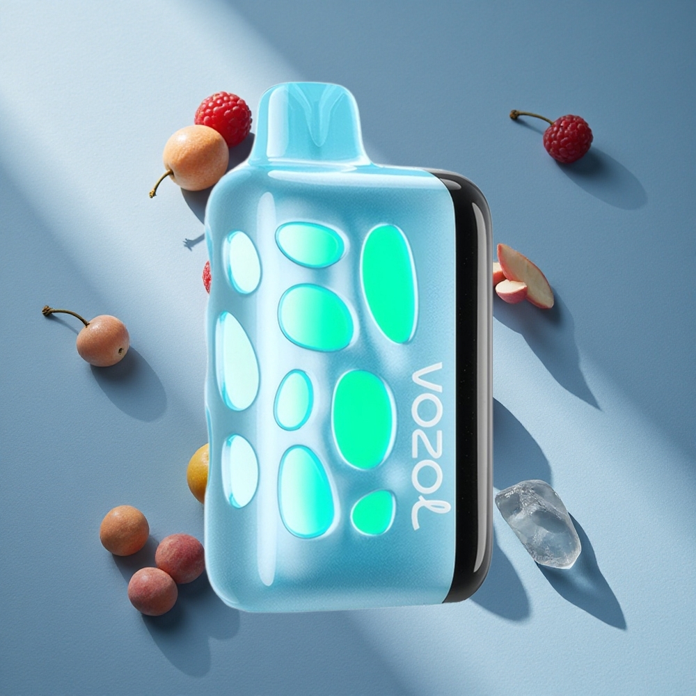 VOZOL RAVE 40000 Disposable Vape Blue Razz Ice 270 Degrees Vibrant Glow Design Beat-Synced Party Mode Australia Wholesale