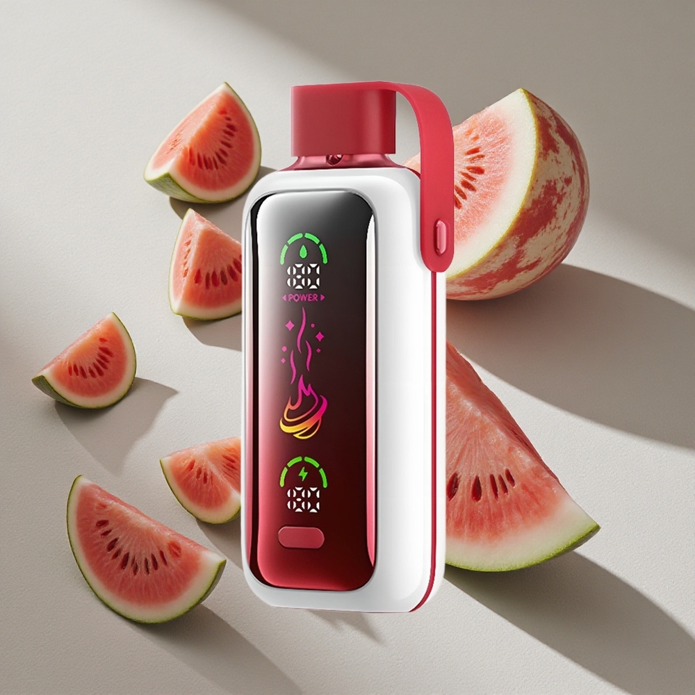 VOZOL Star 20000 Puffs 2.2" HD Mirror Screen Dual Mesh Watermelon Ice Australia Wholesale